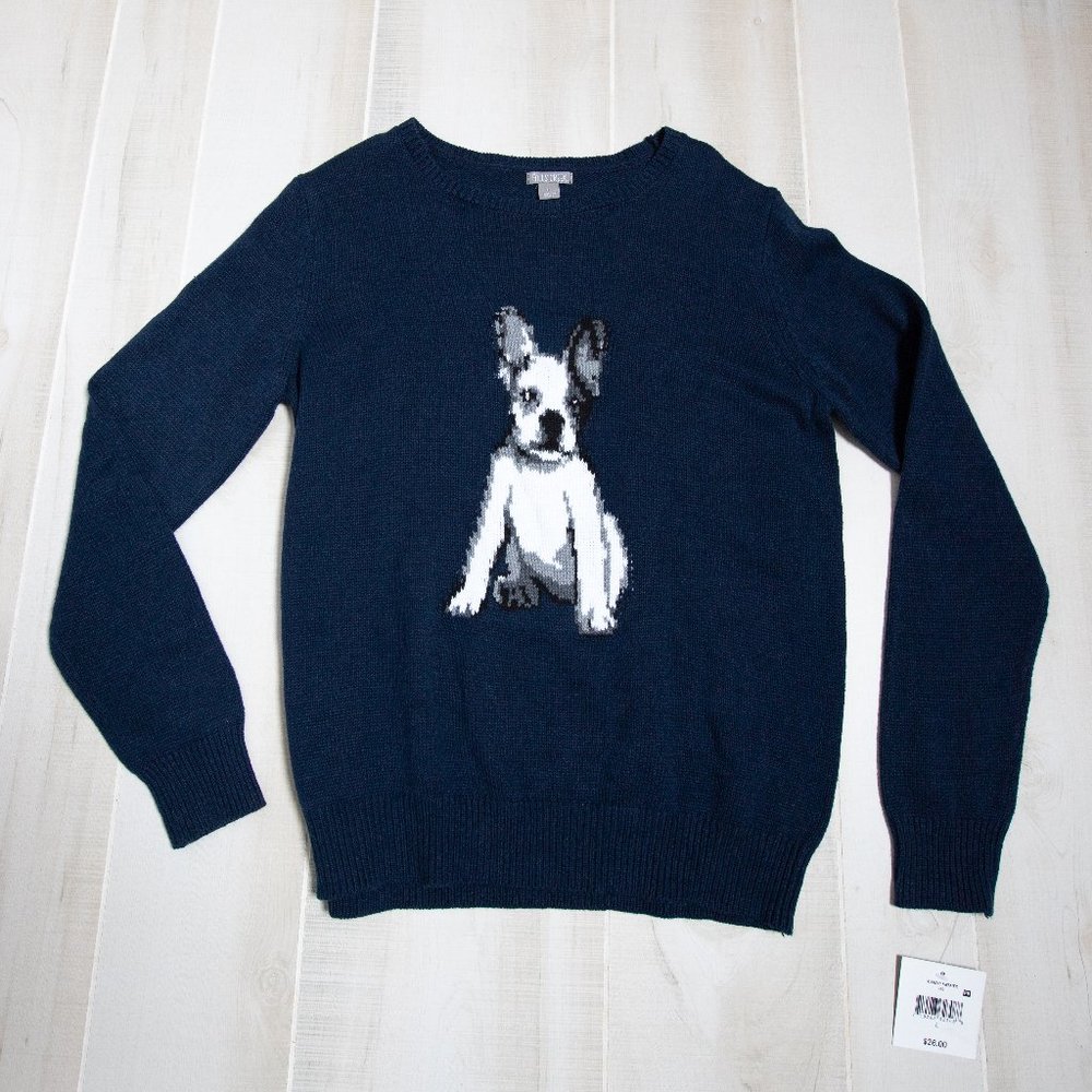 COPY - COPY - Falls Creek Puppy Frenchie Sweater NWT